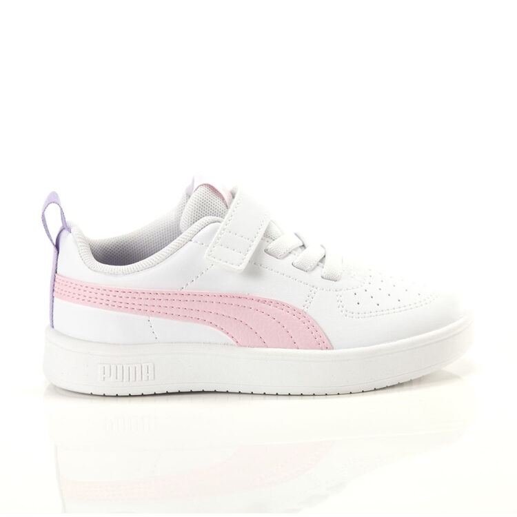 Puma Παιδικά Sneakers Rickie για Κορίτσι Λευκά-Ροζ  AC PS 385836-15