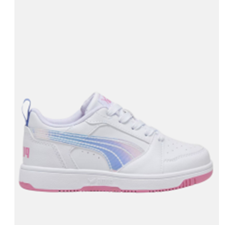 Puma Rebound V6 Lo PS Λευκό -Ροζ Παιδικά Sneakers
